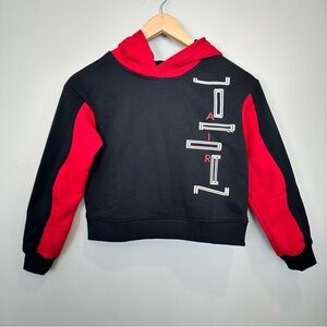 Nike Air Jordan 11 Varsity Kids Red Black Pullover Hoodie School Gym Outdoor